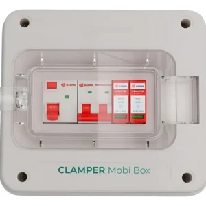 Quadro Proteção Carregador Veicular Mobi Box 220V 8kW Clampe