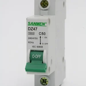 Disjuntor Unipolar 25A Curva C 3kA - Sanmen