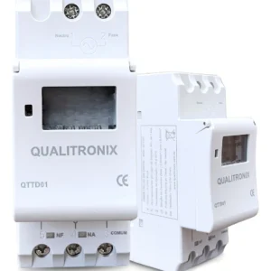 Timer Digital Para Trilho DIN QTTD01 - Qualitronix