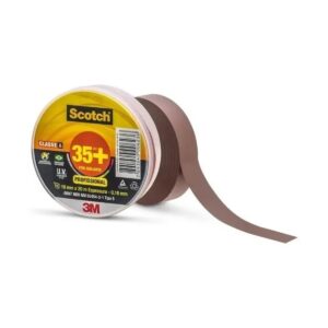 Fita Isolante 20 Metros Marrom Scotch 35+ - 3M