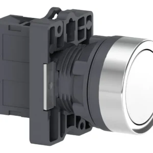 Botão Para Comando 22,5mm Luminoso LAY5 BW3161 Branco