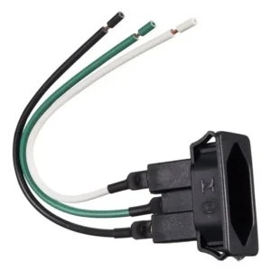 Tomada Para Painel 10A Preto Com Rabicho - Building