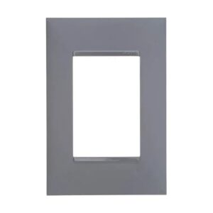 Placa 4x2 3 Postos Cinza 618503CZ - Pial Plus+