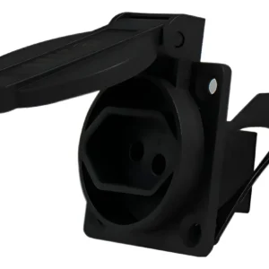 Tomada Embutir 2P+T 20A 220V Preto R3040 - Rohdina