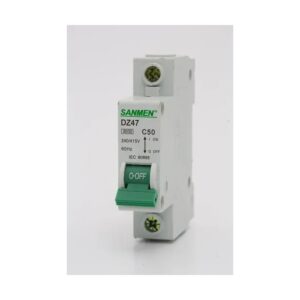 Disjuntor Unipolar 6A Curva C 3kA - Sanmen