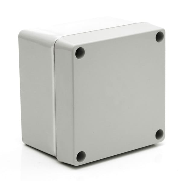 Caixa de Passagem Sobrepor 110x110x80mm Cinza R3070 - Strahl