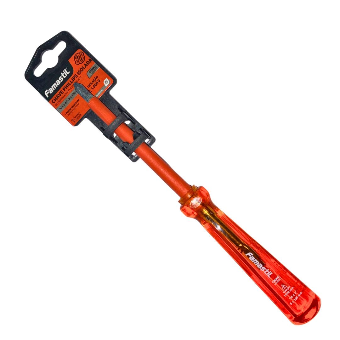 Chave Philips Isolada 1000V 1/4x4 - Famastil