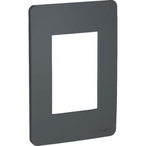 Placa 4x2 1 Posto Horizontal Stellar Black S730101294 - Orio