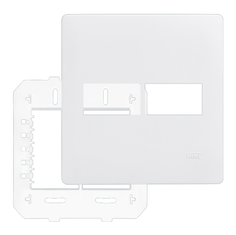 Placa 4x4 1-1 Posto Horizontal C/Suporte 3639 Fame Habitat