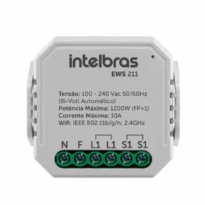 INTERRUPTOR CONTROLADOR DE CARGAS WI-FI 2 CANAIS ECW1002
