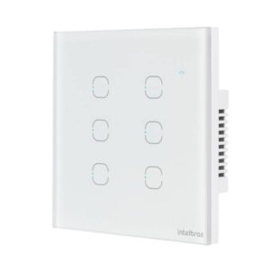 INTERRUPTOR SMART WI-FI TOUCH 6 EIW1006 BR (INTELBRAS-SC)