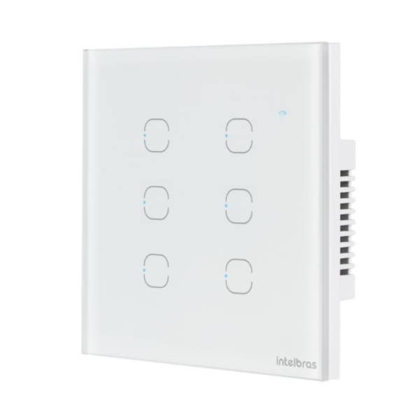 INTERRUPTOR SMART WI-FI TOUCH 6 EIW1006 BR (INTELBRAS-SC)