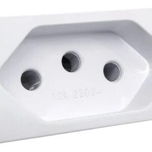 Tomada Para Painel 10A Branco Sem Rabicho - Building
