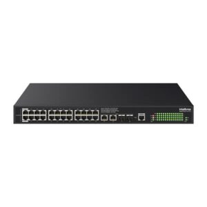 SWITCH GERENCIAVEL 26P + 2 SFP 360W SMART S2128G-HPA
